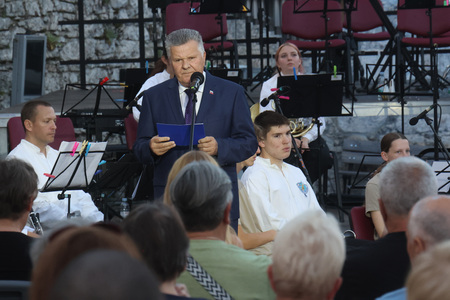 27. poletni večer ob Dnevu državnosti koncert Godbe Cerknica 09 Foto Ljubo Vukelič